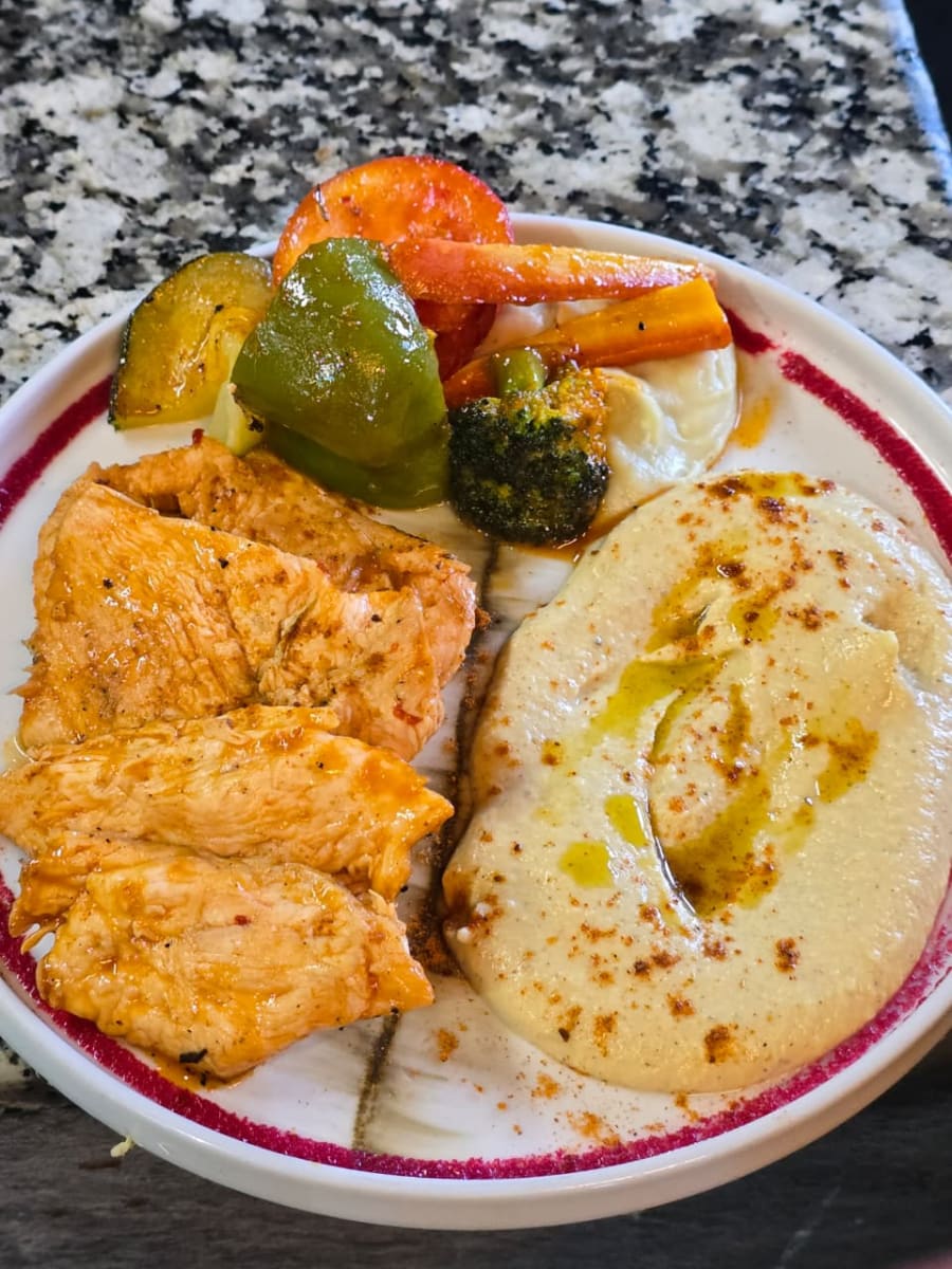 Breakfast eggs and toast with Himalayan butter