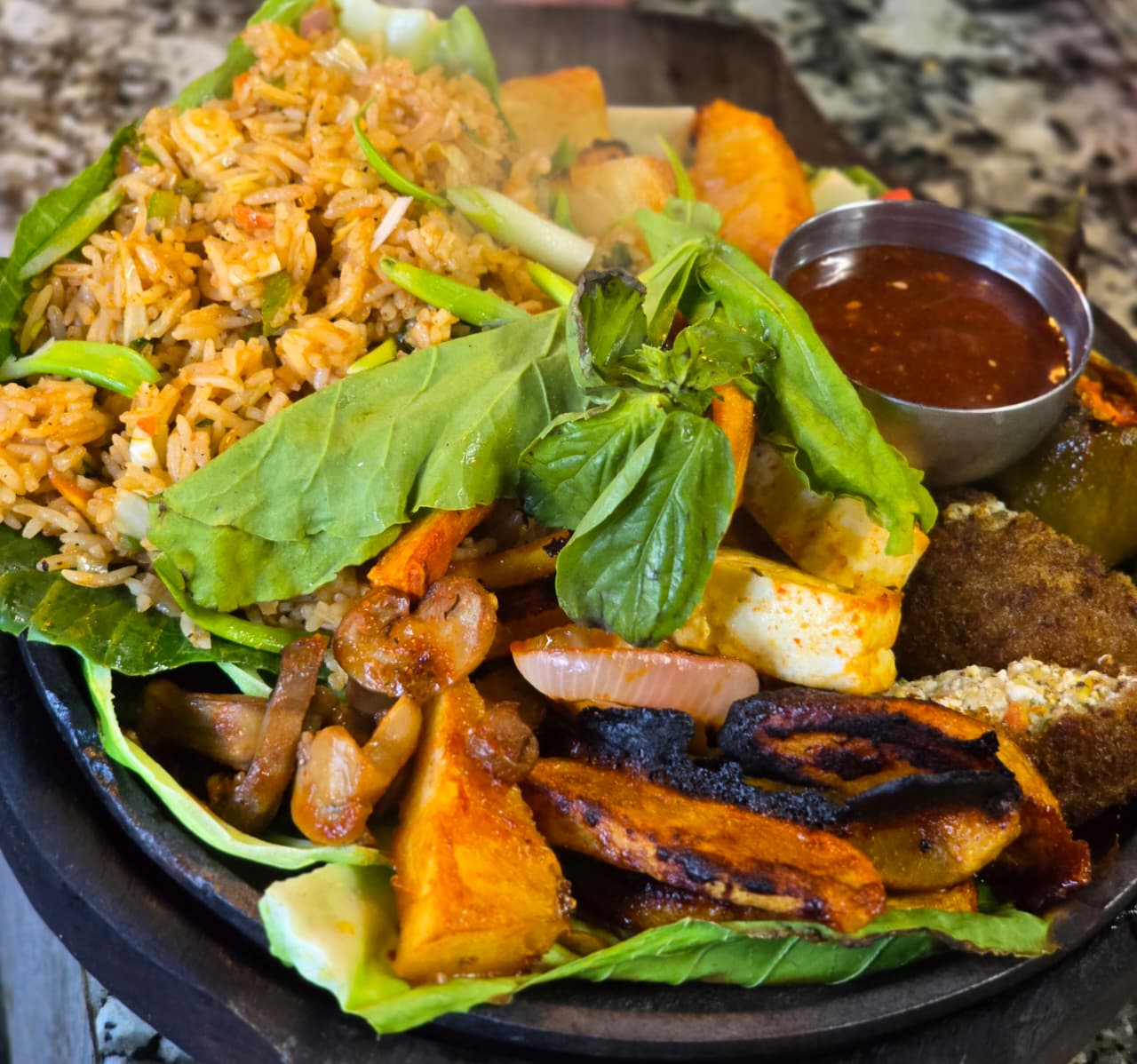 Fresh meals with mountain views