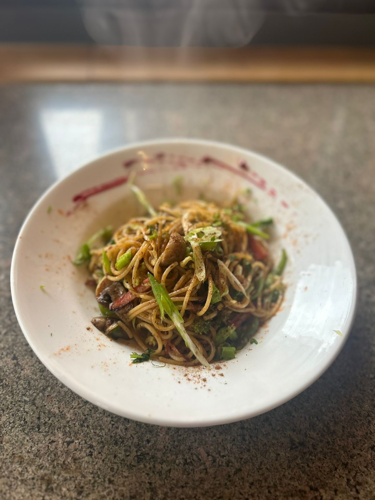 Fresh meals with mountain views