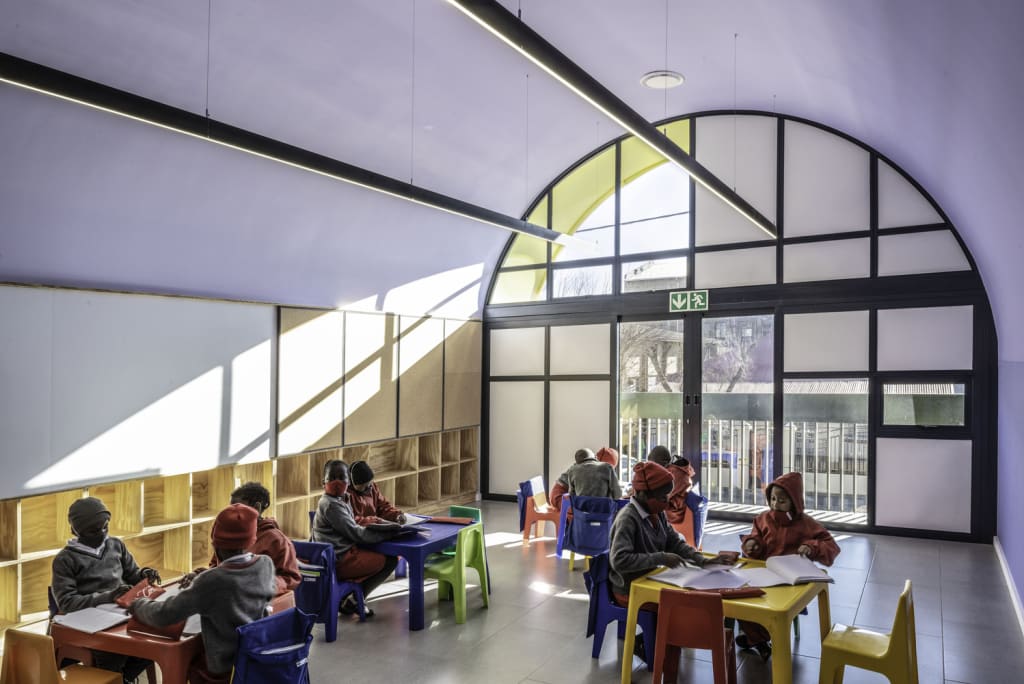 Salvazione Christian School in Mayfair West, Johannesburg, where PEHA ran its 2023 youth wellbeing programme