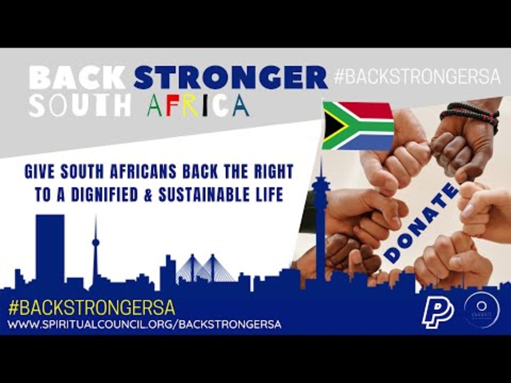 Back Stronger South Africa community rebuilding initiative — Testimonials