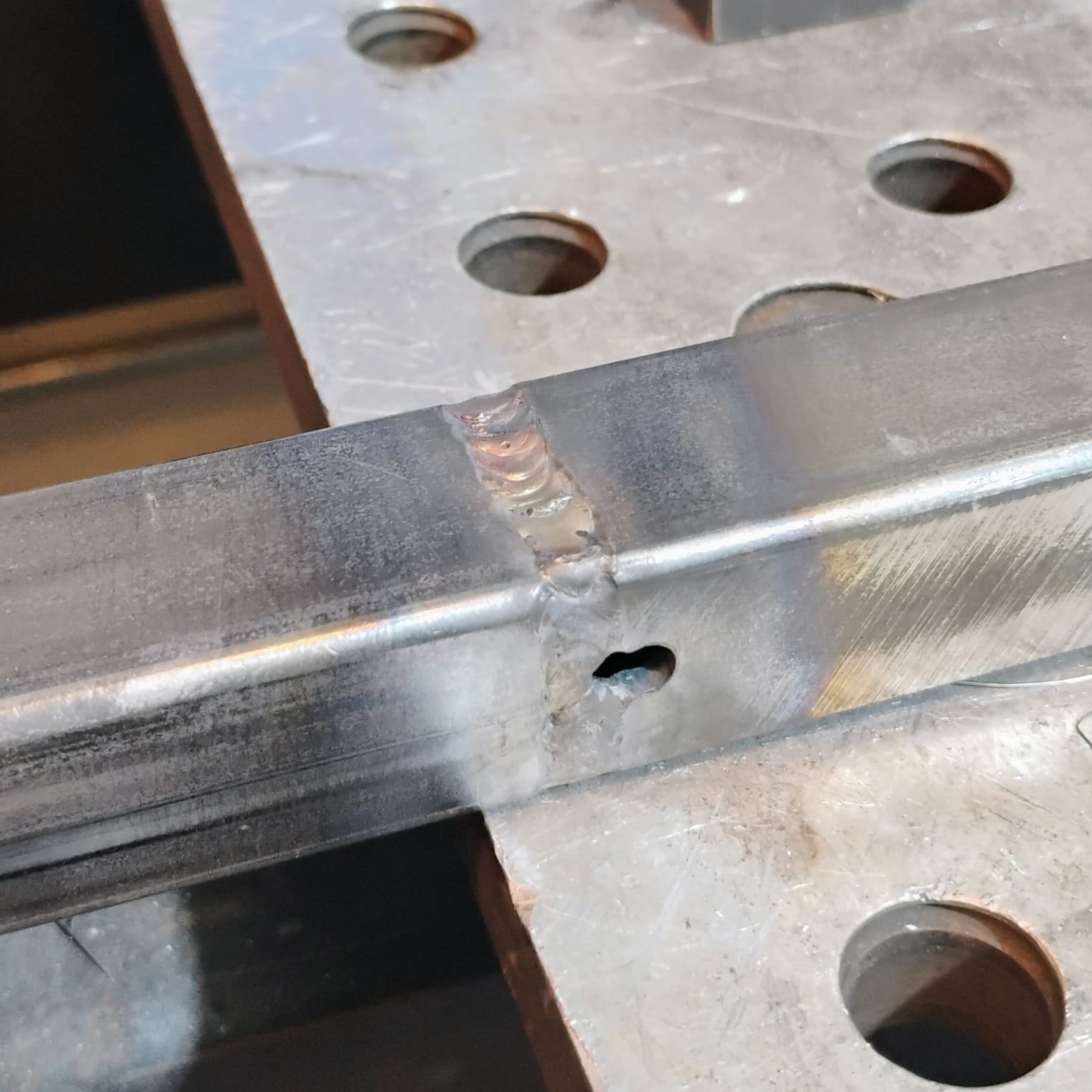 The first two welds