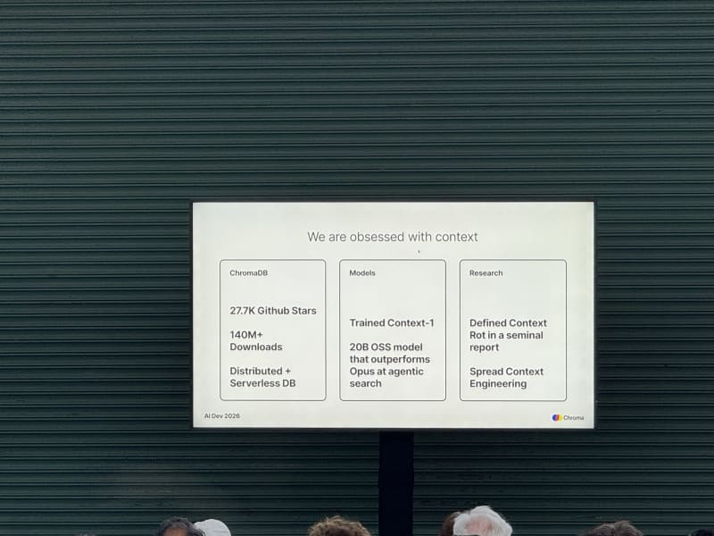 Jeff Huber Chroma Context-1 keynote