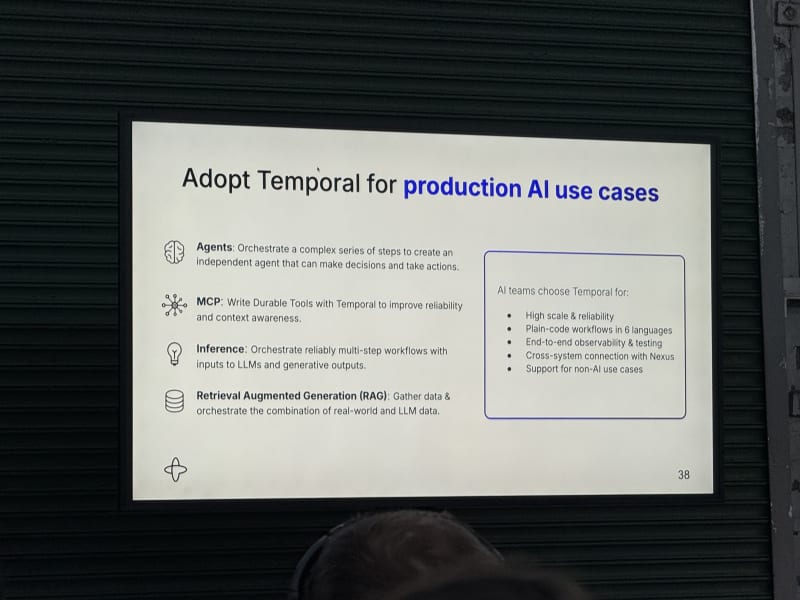 Temporal durable agents talk