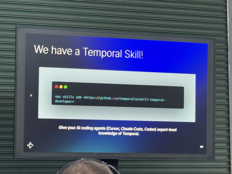 Temporal durable agents talk