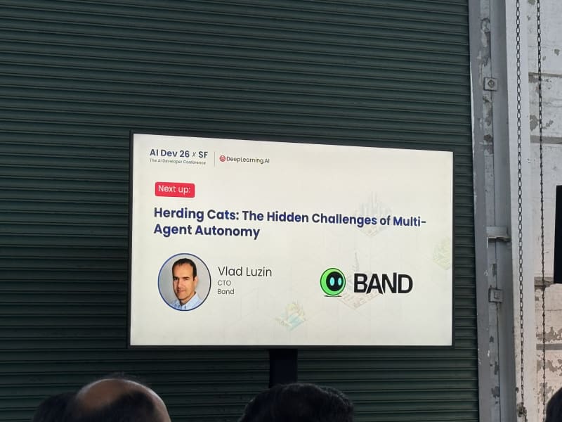 Thenvoi BAND multi-agent autonomy talk