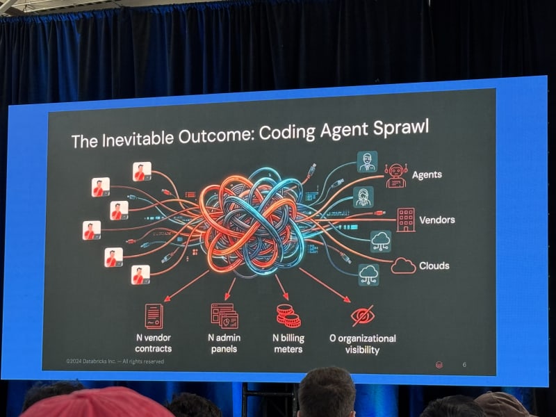 Databricks coding agent multiverse talk