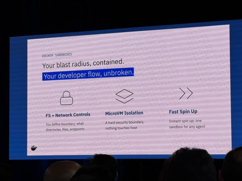 Docker shipping agents safely talk