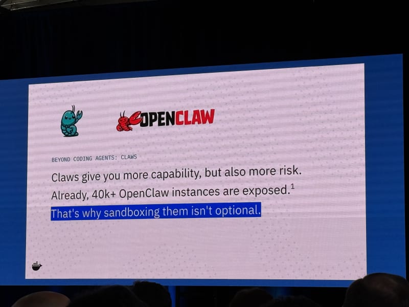 Docker shipping agents safely talk