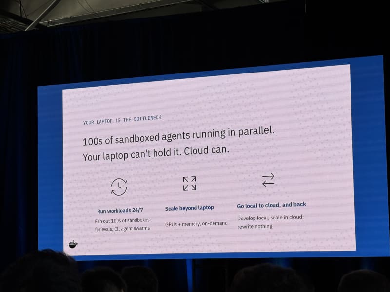 Docker shipping agents safely talk