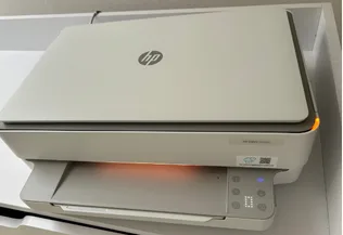 An image of the author’s HP Envy 6030e printer   | Credit: Lindsey Brock Morales