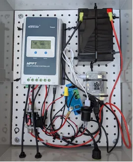 Enclosure components of a Solar Protocol server | Image provided by Alex Nathanson. Used with permission. 