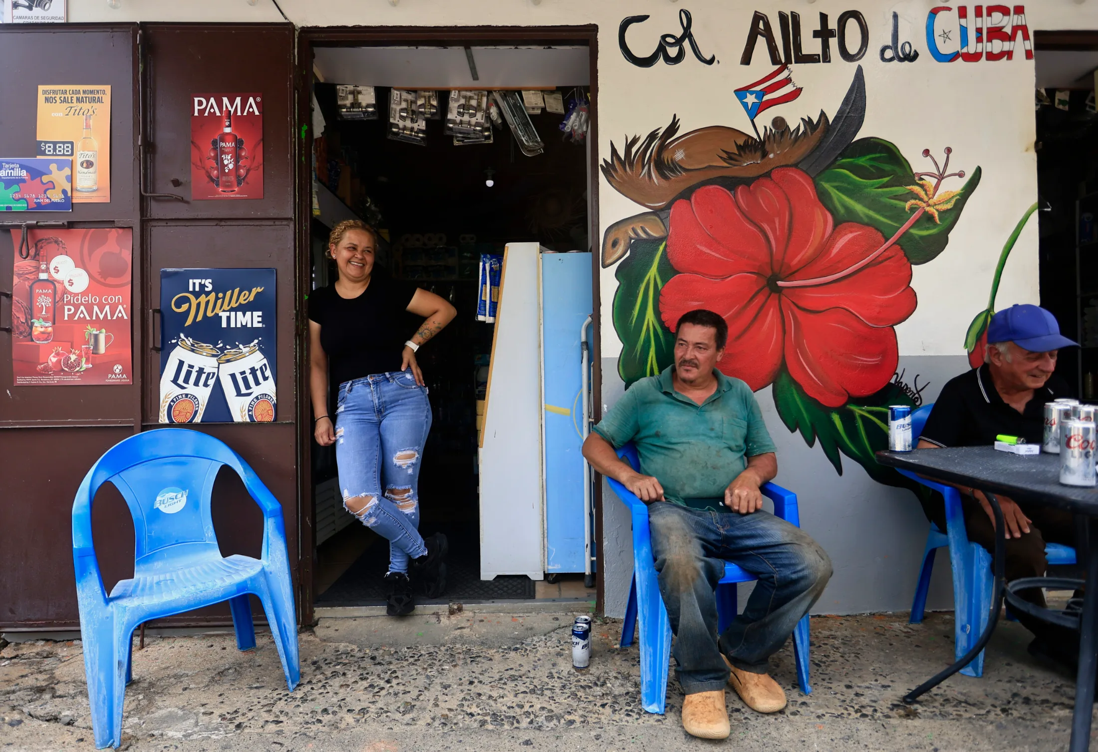 Adjuntas, Puerto Rico, 06/24/2026. Sharon Cedeño is the owner of Colmado Alto de Cuba, part of the town's solar community. | Thais Llorca for The Parlor Magazine