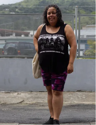 Adjuntas, Puerto Rico, 06/24/2026. Jeanette Rivera, community organizer with Neighbor to Neighbor, visits Casa Pueblo | Thais Llorca for The Parlor Magazine