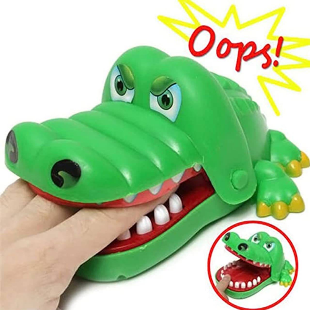 จระเข้ลูกบอลของเล่นสุนัขกัดเกมนิ้วมือสำหรับเด็ก Prank Stuff Gadgets ตลกเด็กเด็กหญิงเด็กชาย Novedades Juguetes Niños