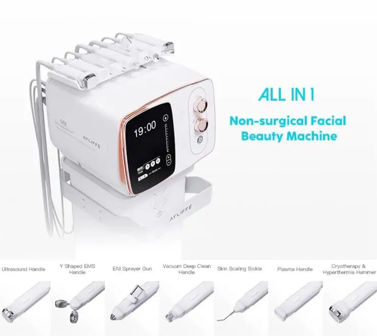 7ใน1เครื่องกำจัดสิวดูแลผิวหน้าเครื่องฟื้นฟูผิวให้ผิวขาว