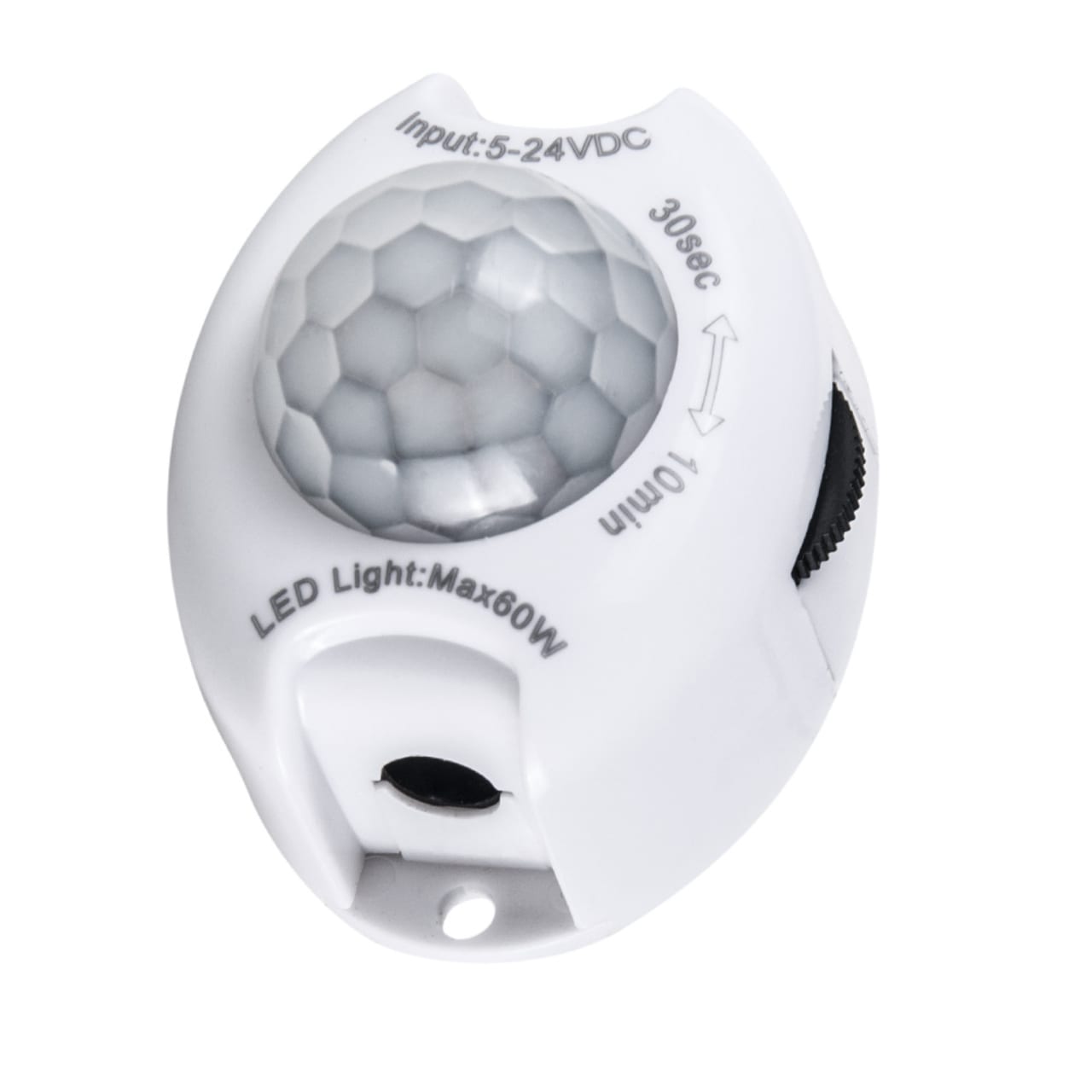 เครื่อง saklar lampu SENSOR ความเคลื่อนไหว12V ตัวจับเวลาทำงานอัตโนมัติเครื่องตรวจจับการเคลื่อนไหวเปิดปิดไฟแถบไฟ LED เซ็นเซอร์ตรวจจับการเคลื่อนไหว PIR