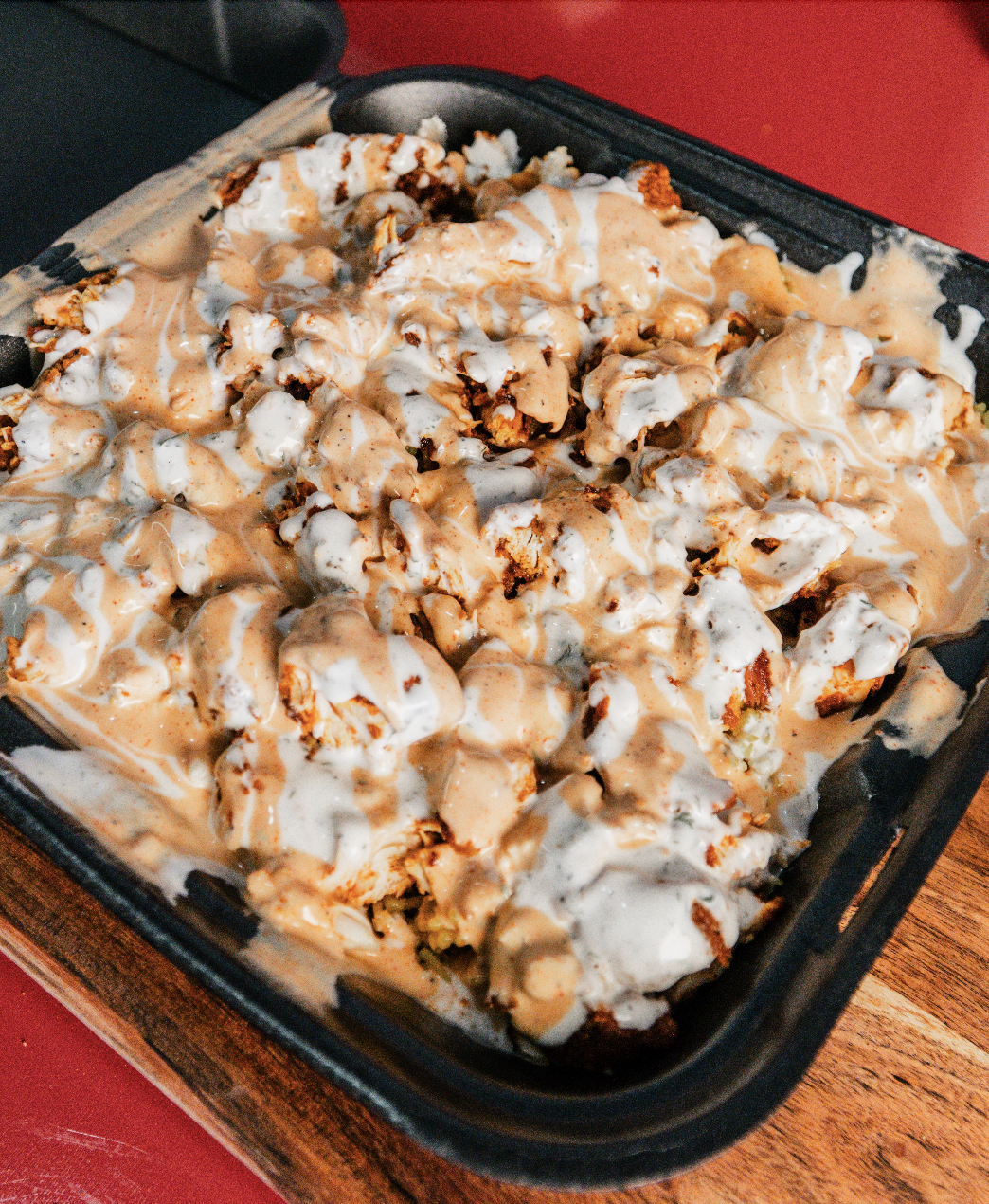 #6) HOT TENDERS OVER RICE BOX