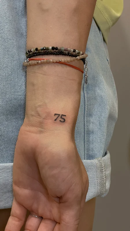 tattoo numbers