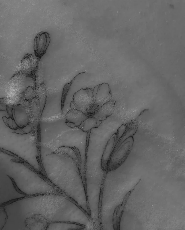 Cherry blossom tattoo