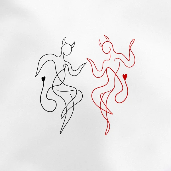 tattoo sketch Dance of devils