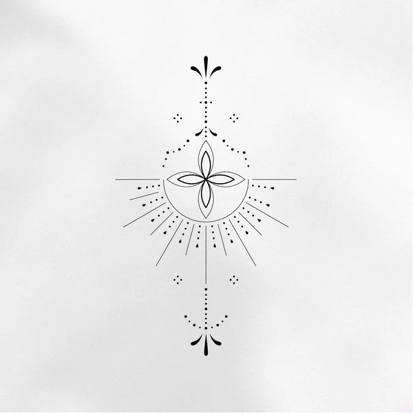 ornamental tattoo sketch minimalistic