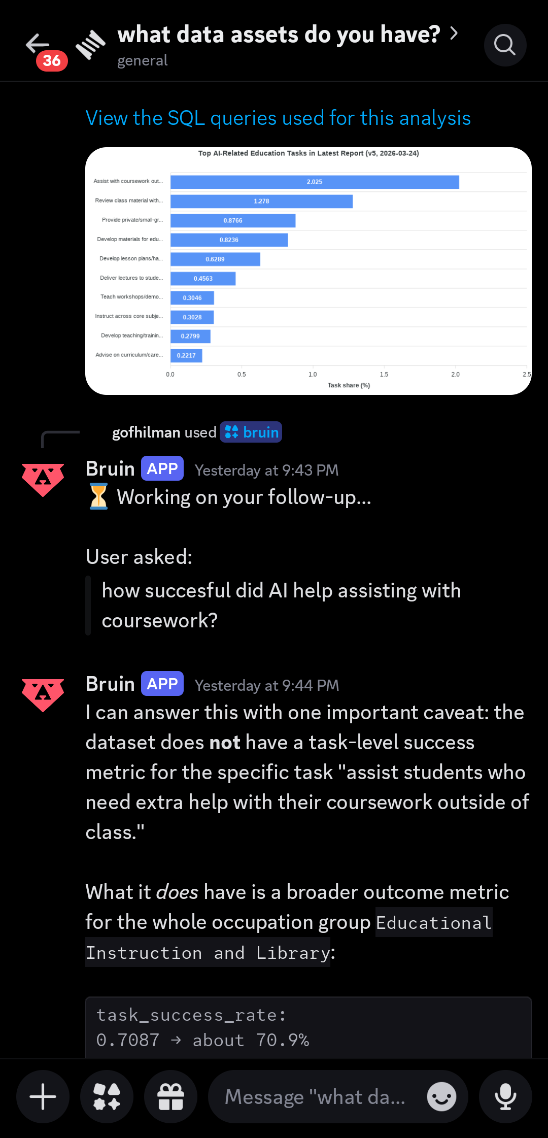 Bruin AI Data Analyst