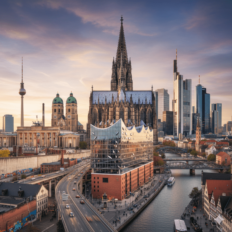 Finde mit 15 Fragen heraus, in welche deutsche Großstadt du ziehen solltest! Quiz Bild