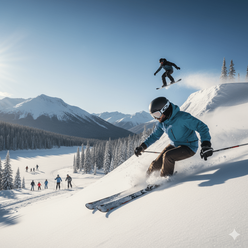 Skifahren, Snowboard oder Rodeln? Finde deinen Winter-Vibe! Quiz Bild