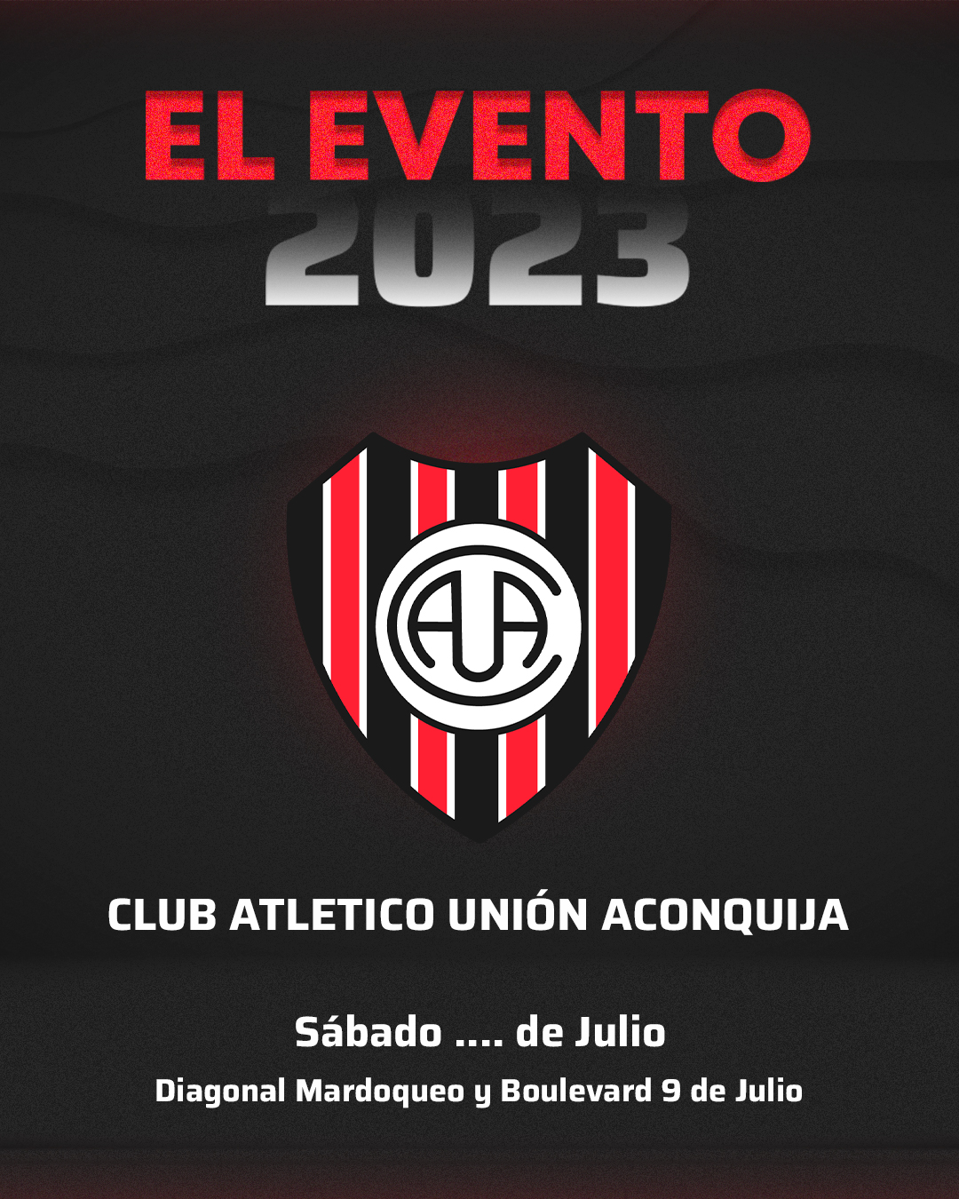 Ejemplo de invitación de evento corporativo