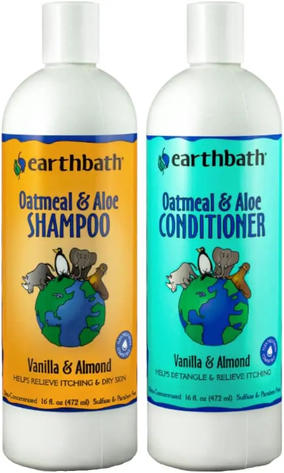 earthbath, Oatmeal  Aloe Dog Shampoo and Conditioner