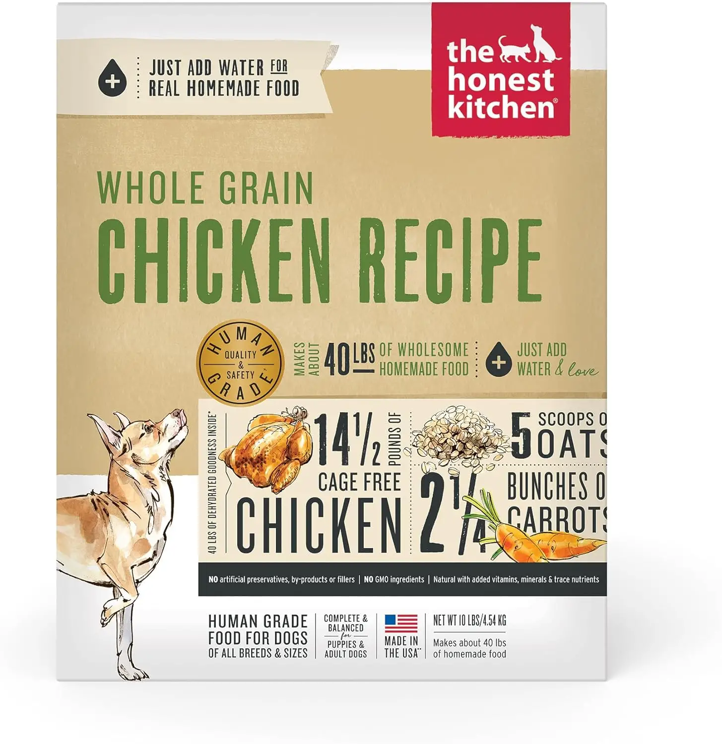 Honest Kitchen Dehydrated Whole Grain Chicken