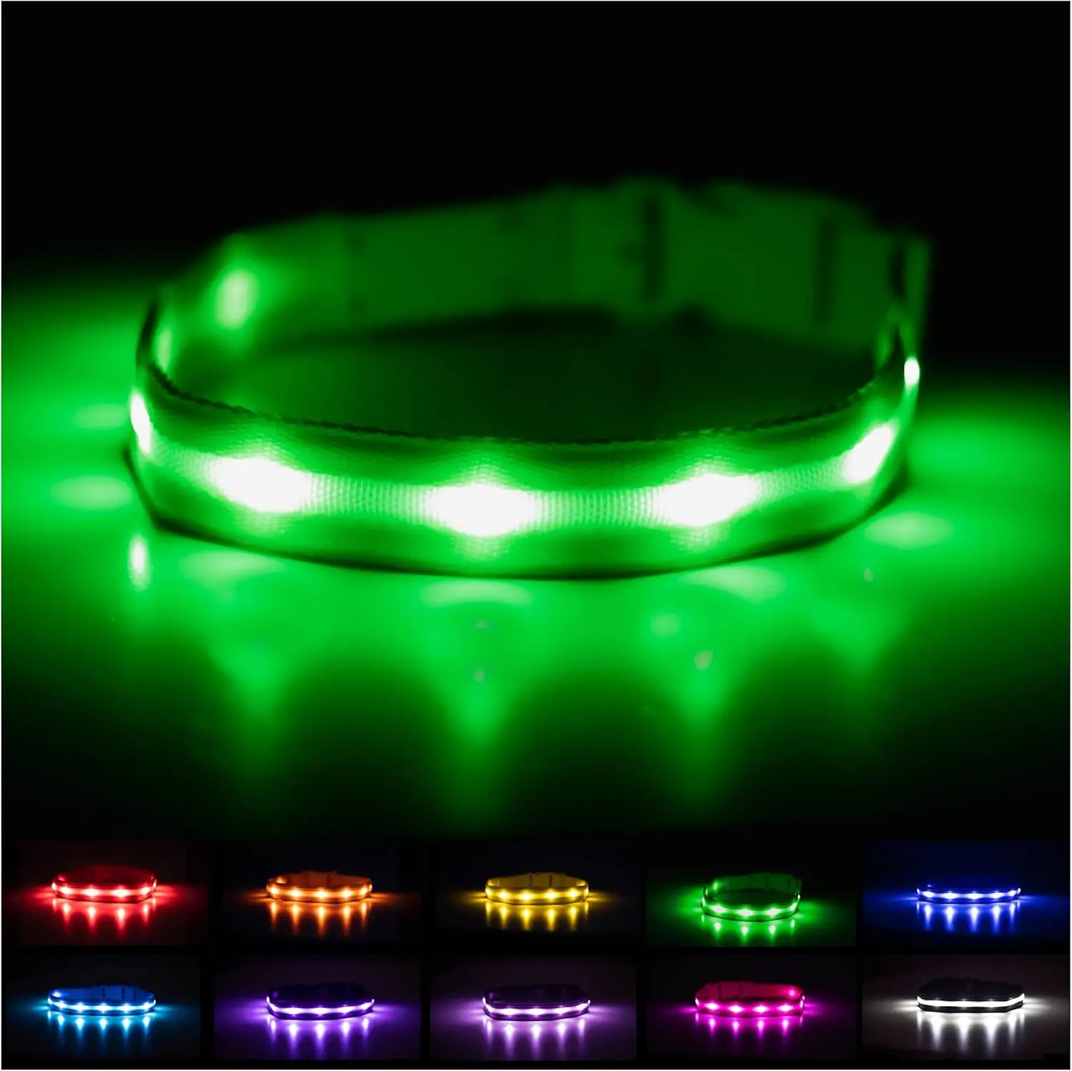 BLAZIN Brightest Light Up Dog Collars