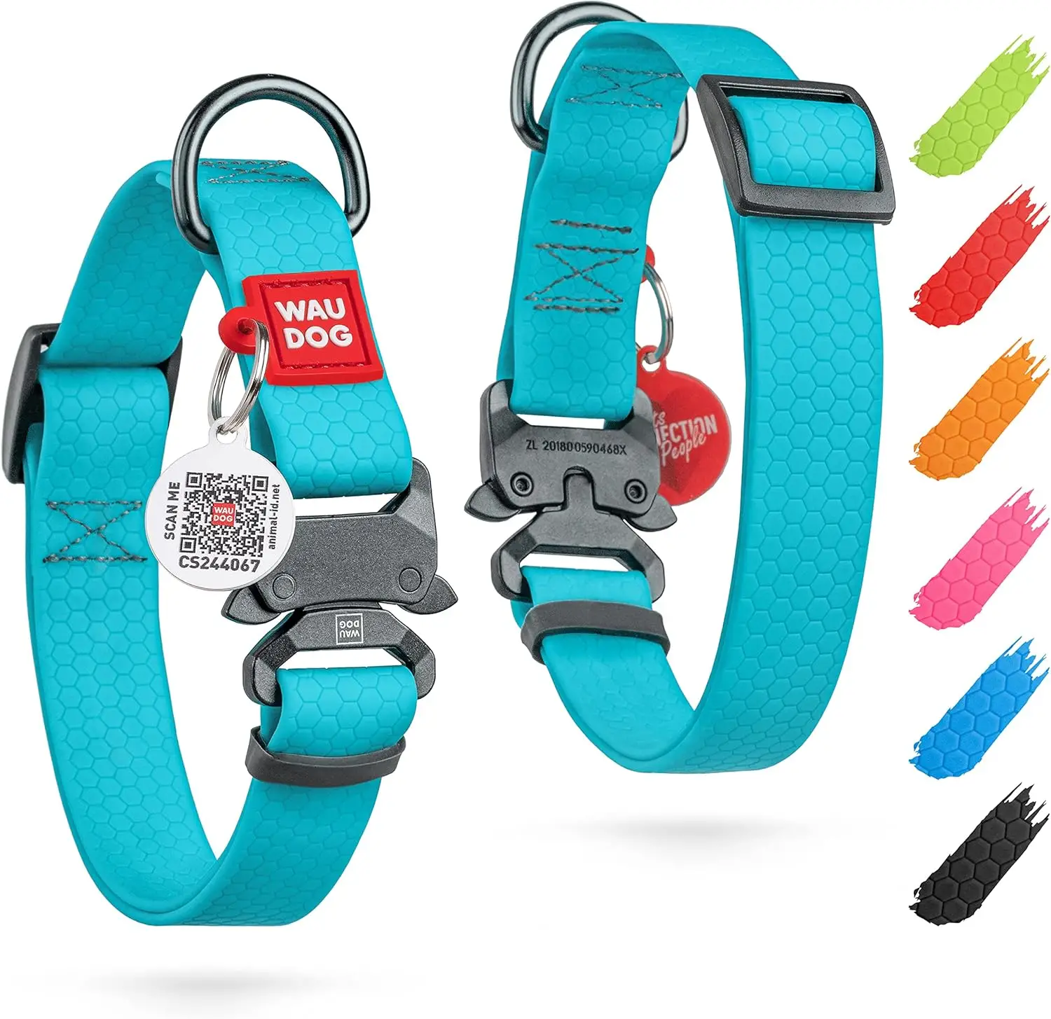 WAUDOG Waterproof Dog Collar