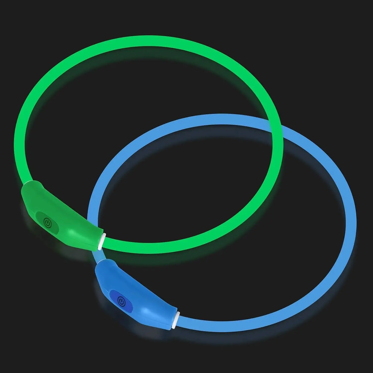 2-Pack LED Dog Collar