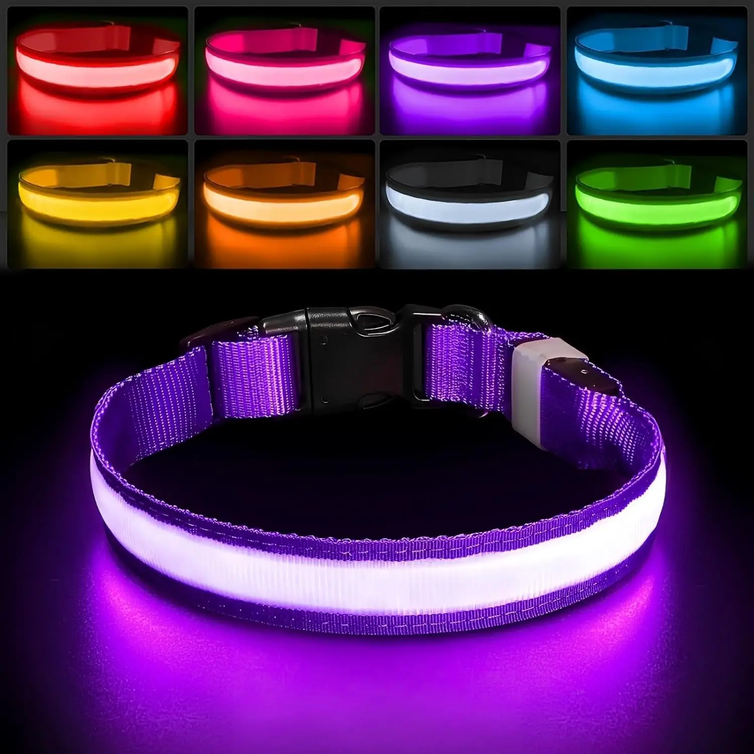 PcEoTllar Light up Dog Collar