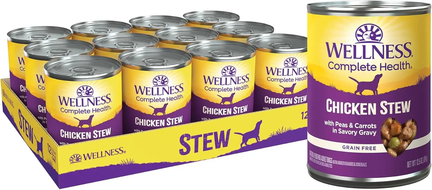 Wellness Thick  Chunky Natural Grain Free Canned Dog Food