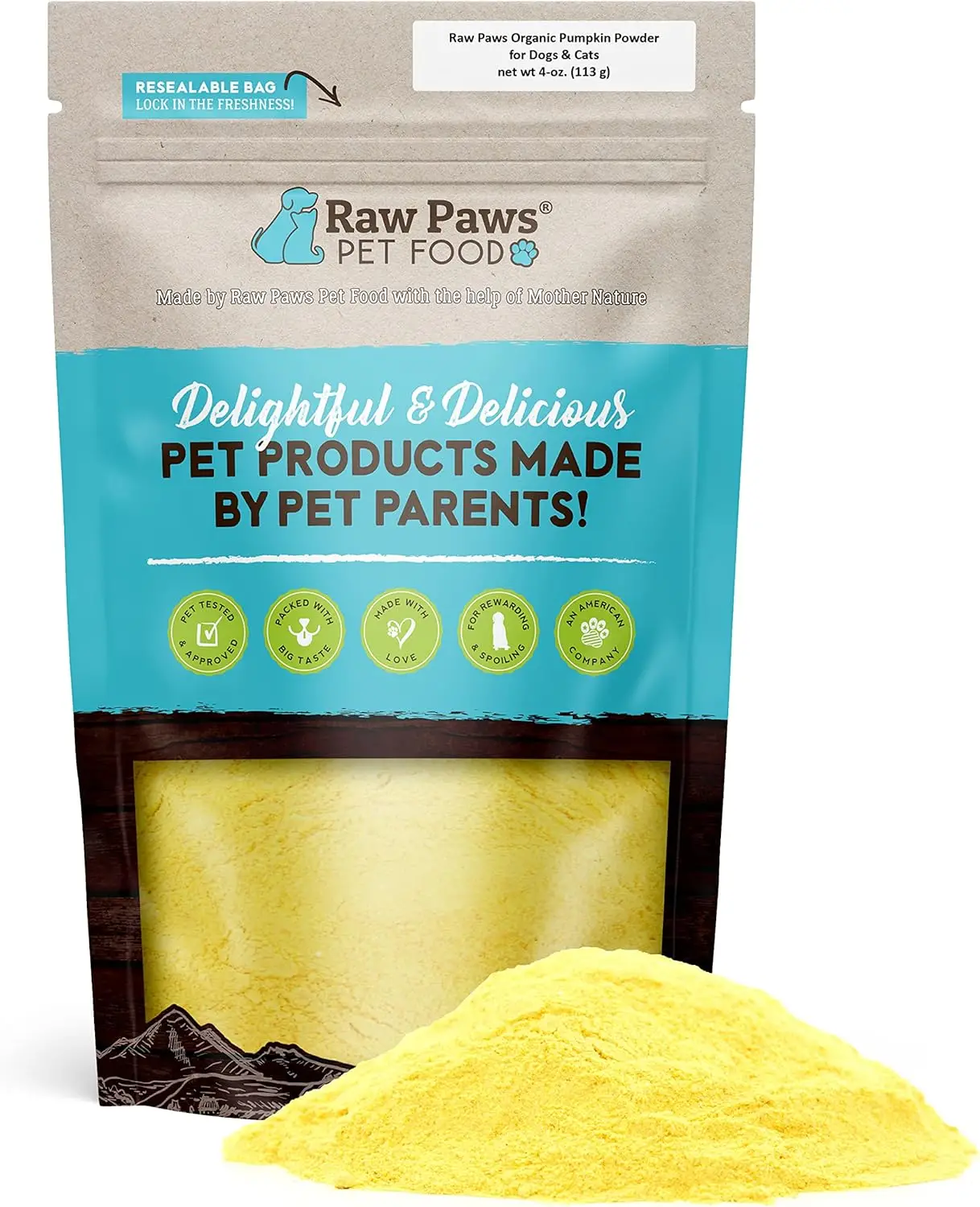 Raw Paws USA Organic Pumpkin Powder