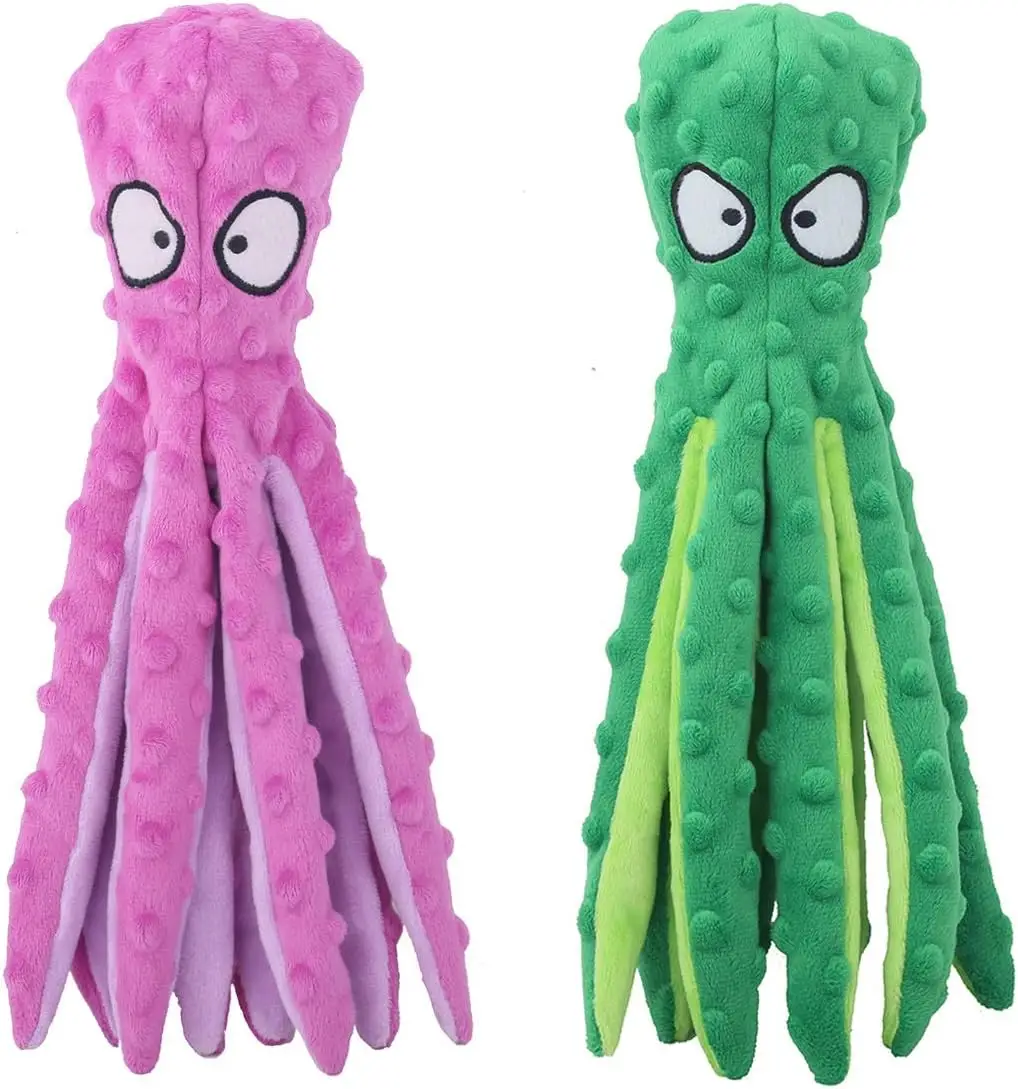 Dog Squeaky Toys Octopus