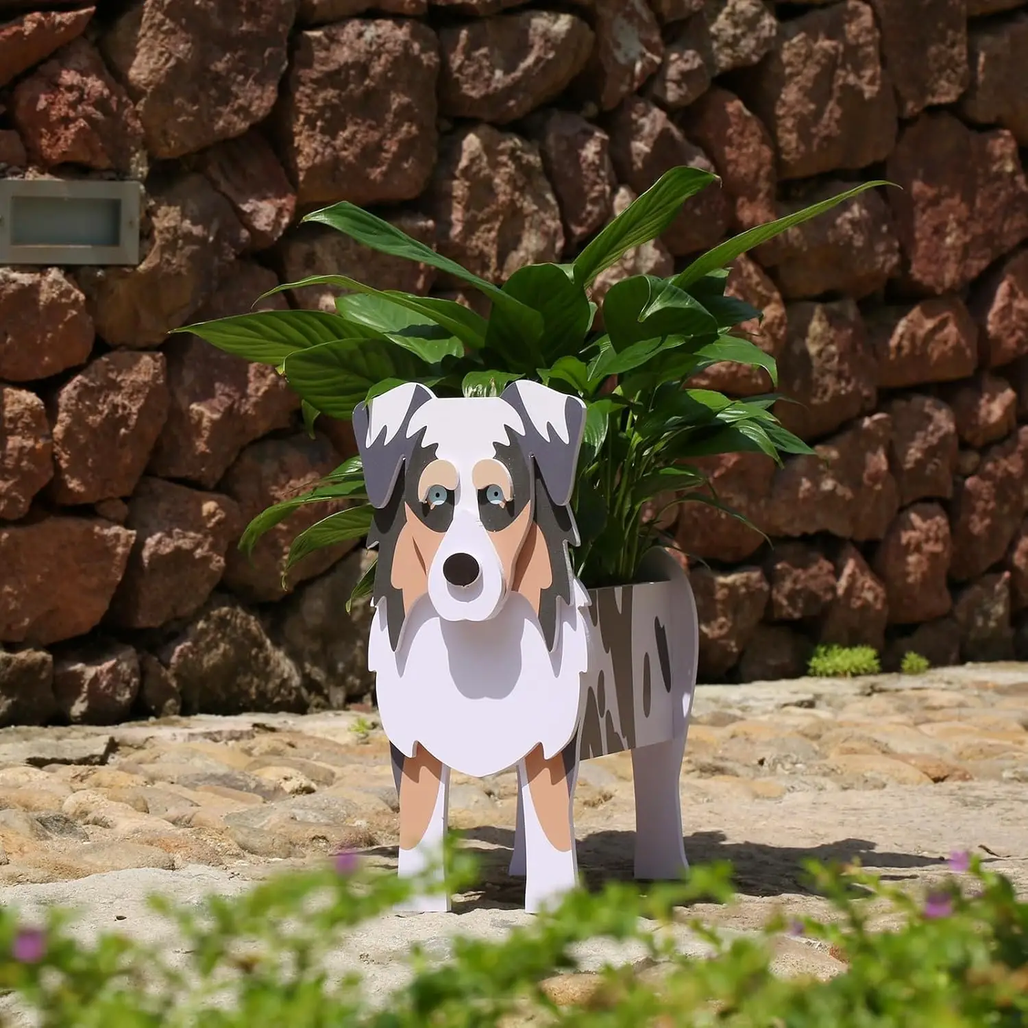 Australian Shepherd Planter