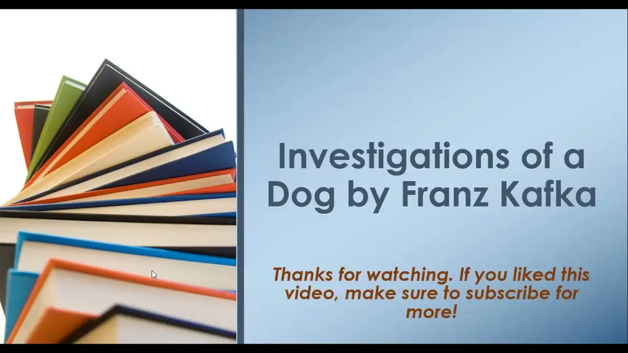 Investigations of a Dog Kafka: Exploring Themes and Symbolism in Kafka's Masterpiece
