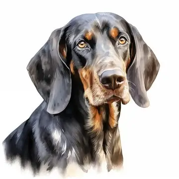 Unveiling the Allure of the Black and White Bluetick Coonhound A Symphony of Tradition, Genetics, and Individuality