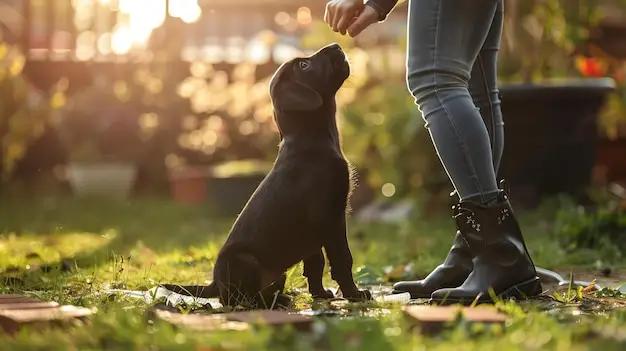 Training a Puppy to Sit and Stay