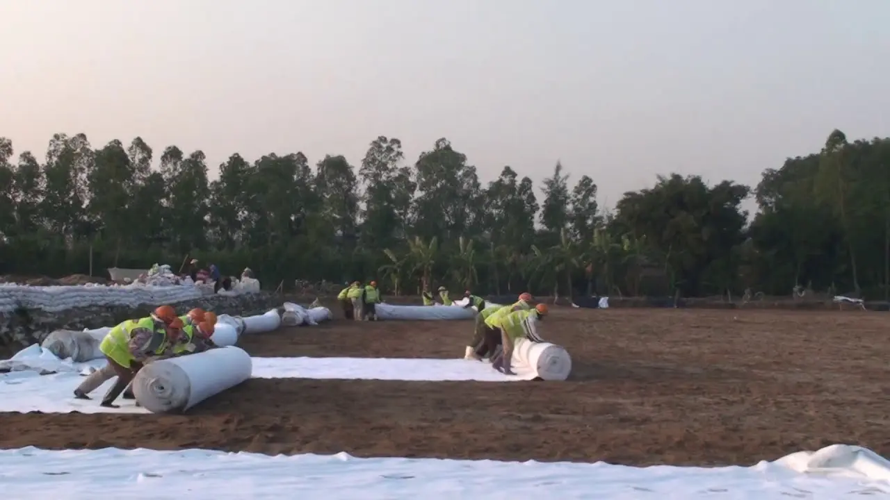 Xử lý nền đất yếu bằng vải địa kỹ thuật - Giải pháp hiện đại cho công trình bền vững
