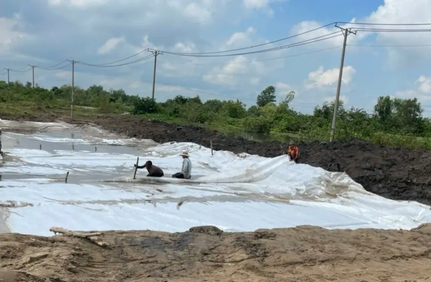 Xử lý nền đất yếu bằng vải địa kỹ thuật - Giải pháp hiện đại cho công trình bền vững