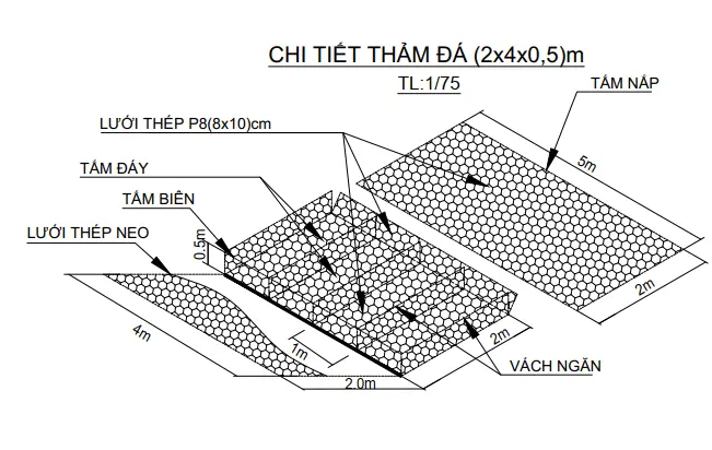 Rọ Thảm Đá Giải Pháp Kè Mềm Hiện Đại - Bảo Vệ Môi Trường Tiến Bộ