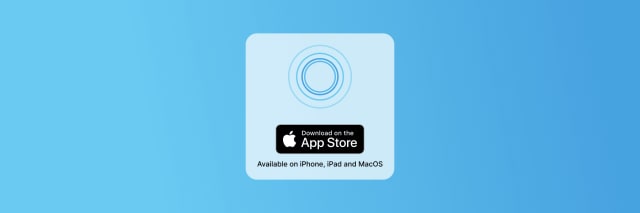 BreathInU breathing circles above a Download on the App Store badge, available on iPhone, iPad and Mac