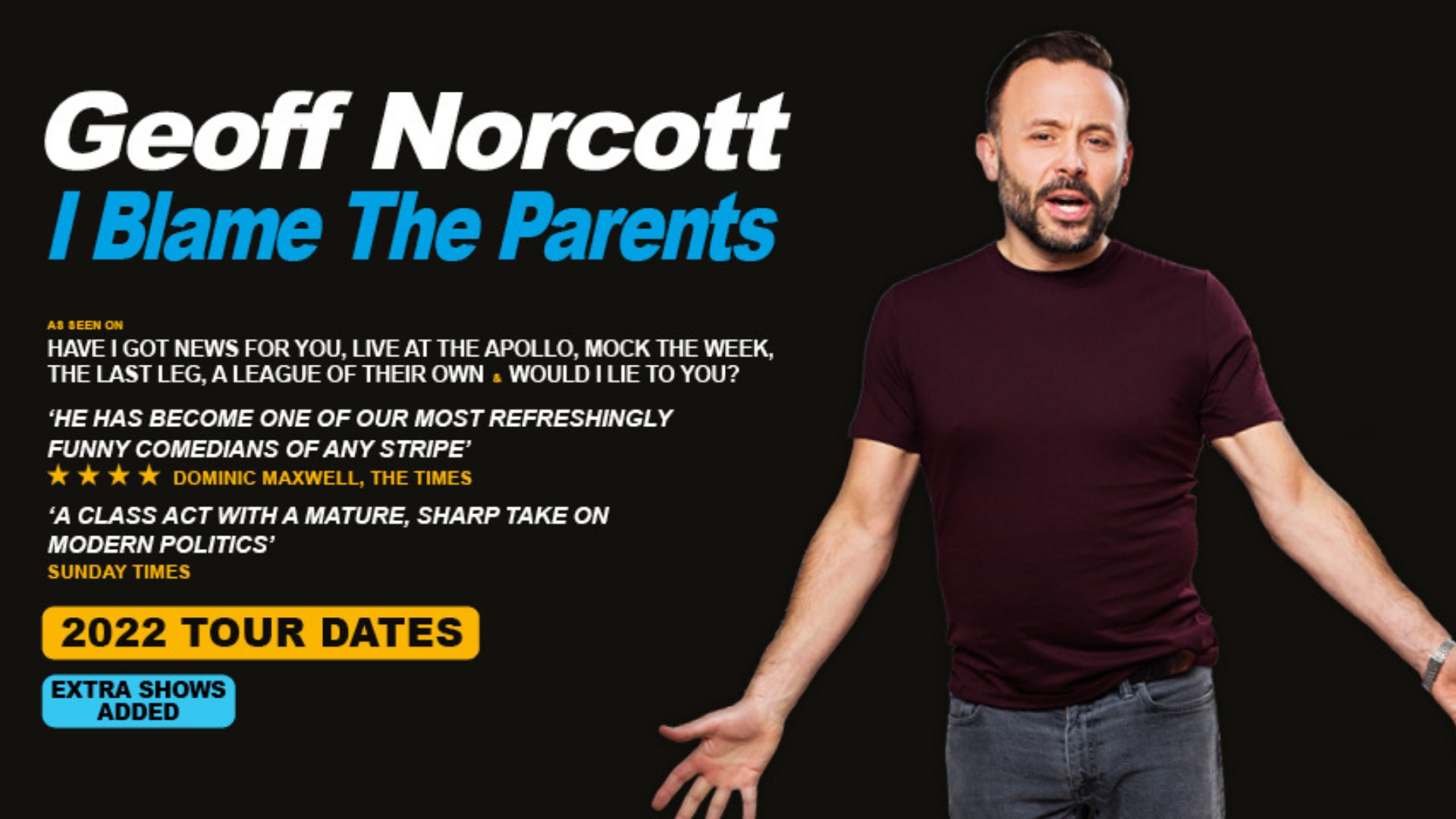 Geoff Norcott: I Blame The Parents