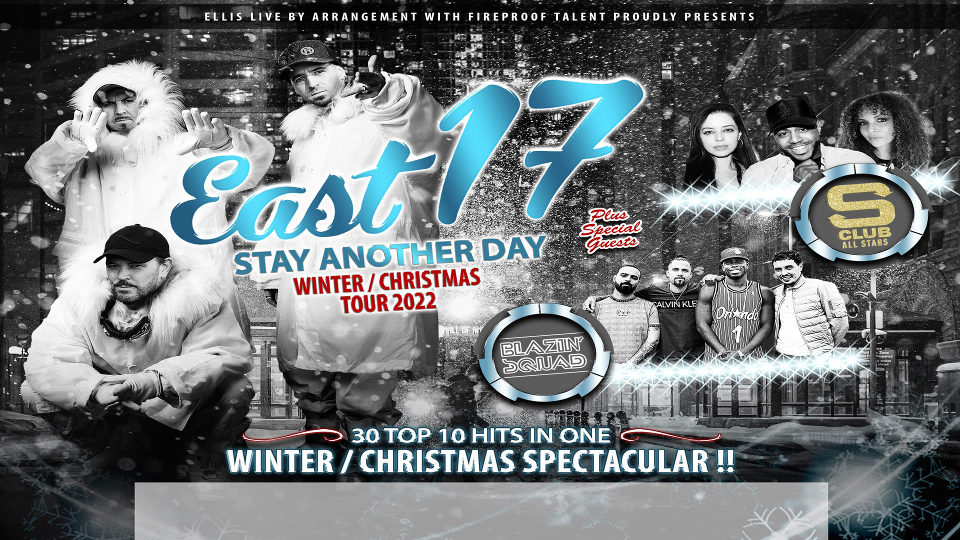 East 17 - Stay Another Day Christmas Tour 2022