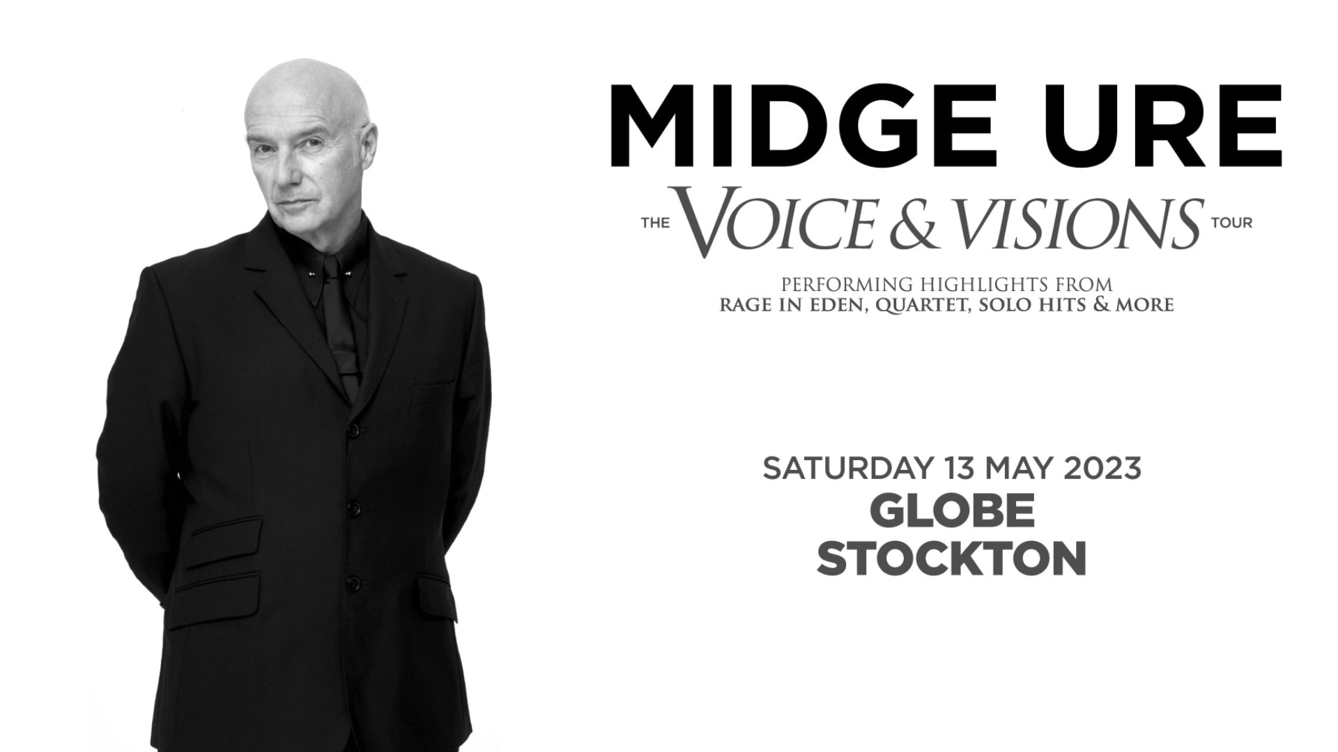Midge Ure - The Voice & Visions Tour